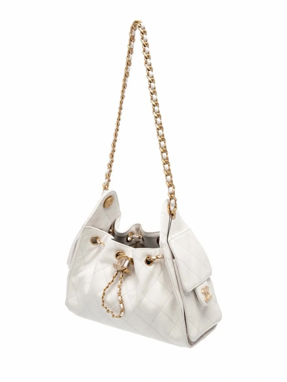 2026 Chanel Mini 25 White  Shoulder Bag